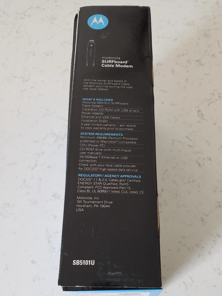 Motorola SURFboard Cable Modem SB5101U Brand New Open Box - Image 3 of 4