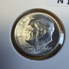 1960 10¢ Roosevelt Dime GEM BU - Free Shipping - NB9