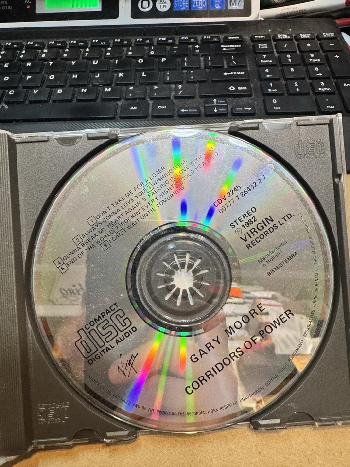 Gary Moore - Corridors Of Power (1985) CD - NO SCRATCHES! - Image 4 of 4