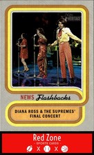 2019 Topps Heritage - #NF-15 Diana Ross & The Supremes' Final Concert NM.