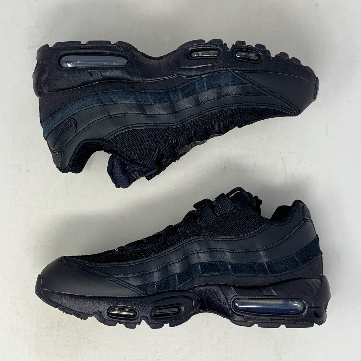 Nike Air Max 95 Essential Triple Black Sneakers, Size 8.5 BNIB