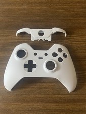 Microsoft Xbox Elite Series 1 Controller Replacement Faceplate  Bumpers White