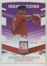 2015 Panini Elite Inspirations Die-Cut 30/49 Edwin Escobar #22 6ks