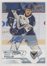2018-19 Upper Deck CHL Auto Samuel Poulin #66 Auto 08z4