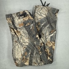 NWT WALLS Realtree Hardwoods Camo Cargo Hunting Pants Double Knee 2XL