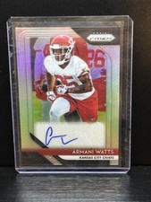 Panini Prizm Armani Watts Rookie Autograph Kansas City Chiefs #RA-AW