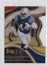 2023 Panini Select Club Level Red & Blue Prizm Die-Cut Zaire Franklin #203 1d1c