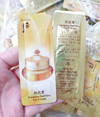 The History of Whoo Intensive Nutritive Eye Cream 1mlx 60 Pcs Qi&Jin Eye Cream