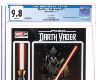 Star Wars Darth Vader 27 Marvel Comics CGC 9.8 NM/MT Variant Darth