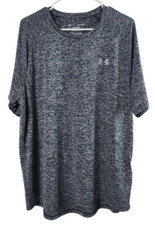 Under Armour Mens XL The Tech Tee T-Shirt Short Sleeve Crewneck Top Blue