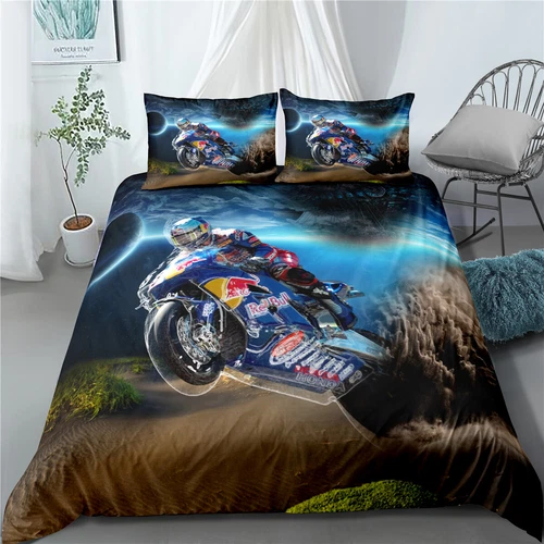 Set Copripiumino Trapuntino Lino Singolo Matrimoniale King Super King Letto Deserto Moto - Foto 2 di 8