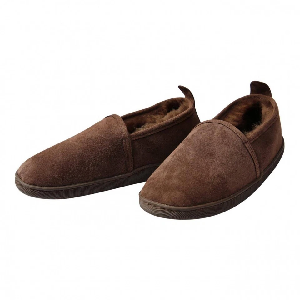 Hollert Damen & Herren Lammfell Hausschuhe HUBERT BRAUN Fellschuhe Echtleder  - Bild 4 von 4