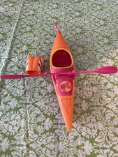 Barbie Kayak Rolling  Boat with Life Vest
