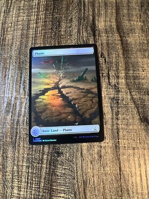 Plains Land 283 Full Art Foil Multiverse March of the Machcine MOM MTG Magic
