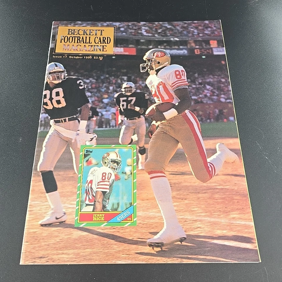 Beckett Monthly Jerry Rice / Jim Everett Oct 1990 # 7 Price Guide - Image 2 of 3
