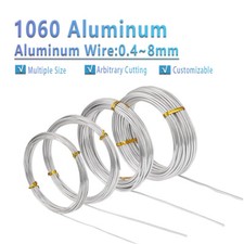 1060 Aluminium Wire 0.4/0.5/0.6/ 6mm For Craft/Jewellery Making Florist Floral
