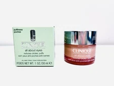 Clinique All About Eyes Eye Cream Reduce Circles & Puffs 1 oz / 30 ml NIB