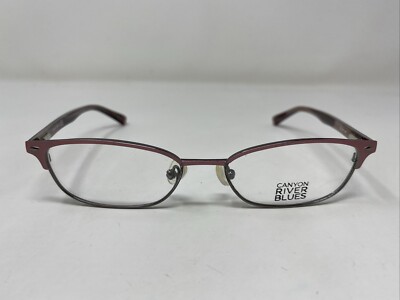 Canyon River Blues CB 401 N 50-16-140 Pink/Silver Full Rim Eyeglasses Frame 9637