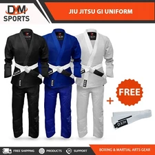 DXM SPORTS BJJ Jiu Jitsu Gi Brazilian Jiu Jitsu Shoyoroll Cut MMA Uniform Adult