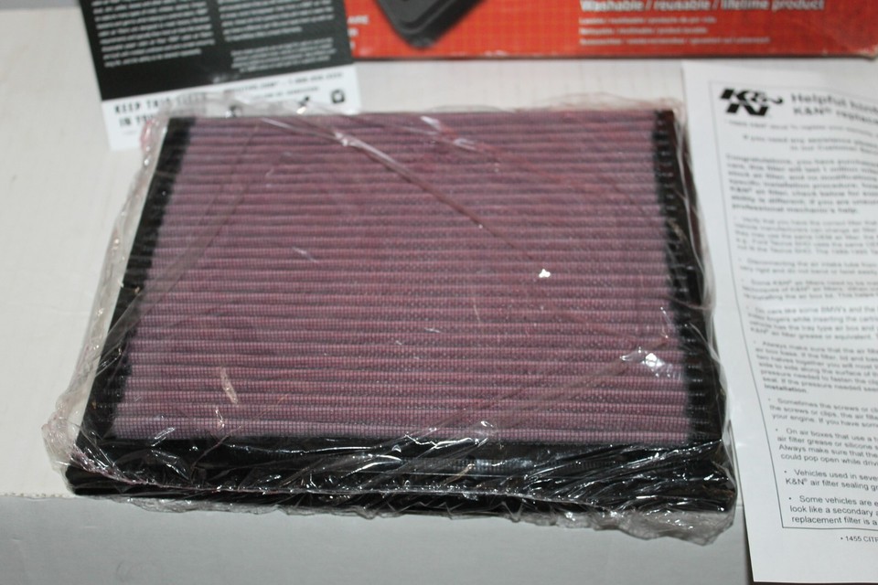 K&N 33-2142 Replacement Air Filter for 1996-2004 BMW (M5,535i,540i,740i ...