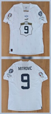 Match issue Serbia shirt jersey Al Hilal Fulham (Mitrovic #9)