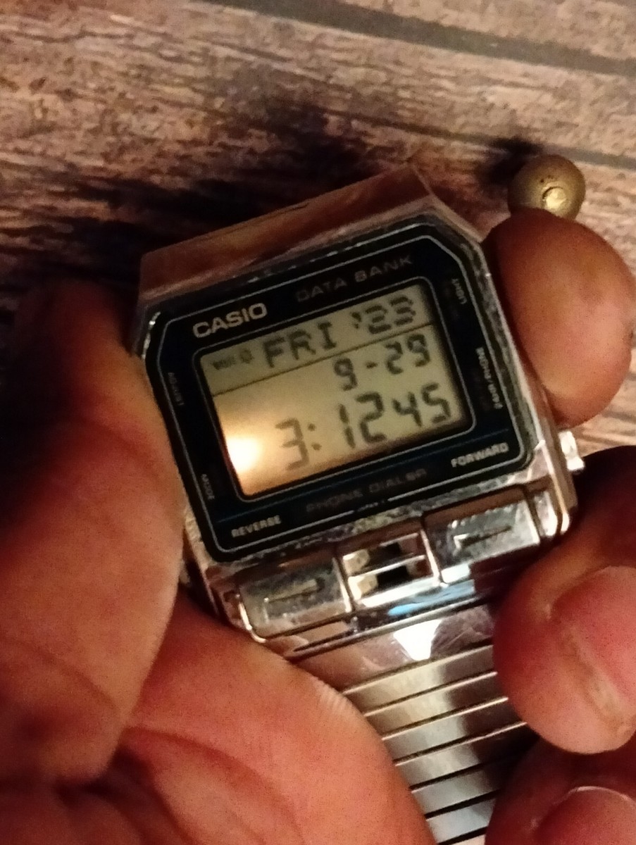 CASIO DATA BANK DIGITAL QUARTZ DBA-800 JAPAN MEN'S FULL WORKING