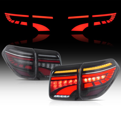 VLAND Full LED Tail Lights For 17-20 Nissan Armada Rear Lamp Assembly Left+Right
