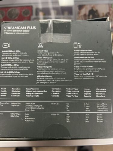 Logitech StreamCam Plus (Graphit) Full HD Kamera für Live Streaming 960-001280 - Bild 2 von 4