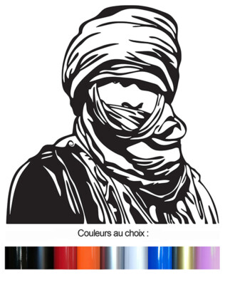TOUAREG ORIENT DESERT SAHARA 60cm AUTO 4X4 AUFKLEBER STICKER TA146D