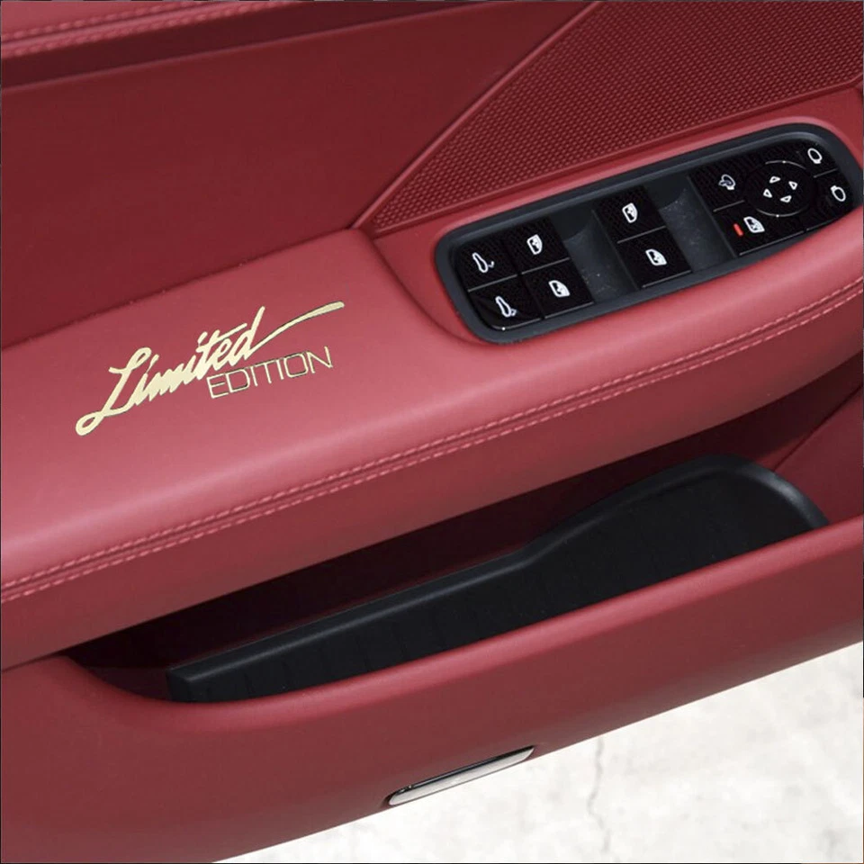 2x 3D Metal Limited Edition Logo Emblem Badge Sticker Decal Car Accessories Gold - Image 3 of 4