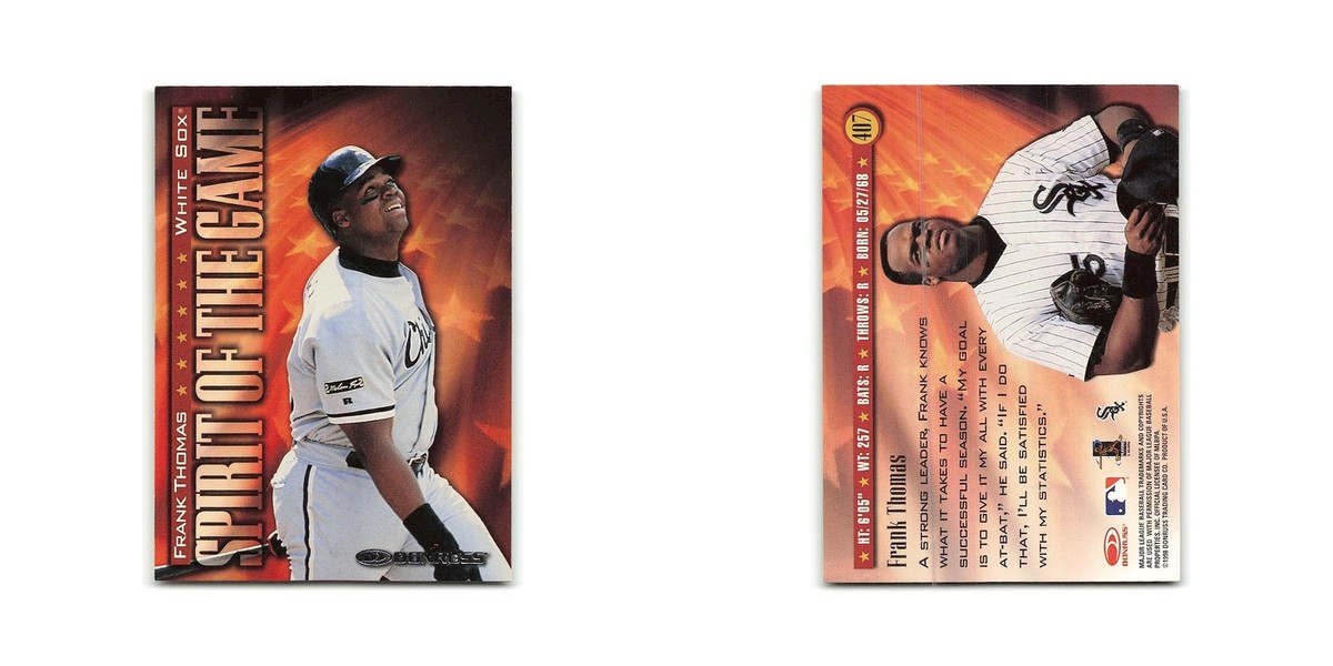 Frank Thomas 1998 Donruss #407 Chicago White Sox/Minnesota Twins