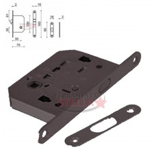 SERRATURA  BRONZO A GANCIO x PORTE SCORREVOLI CON QUADRO x KIT TIPO SCRIGNO