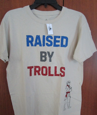 New Disney Parks Frozen Kristoff Trolls T-shirt XL Youth Cotton Chest 39 Leng 26