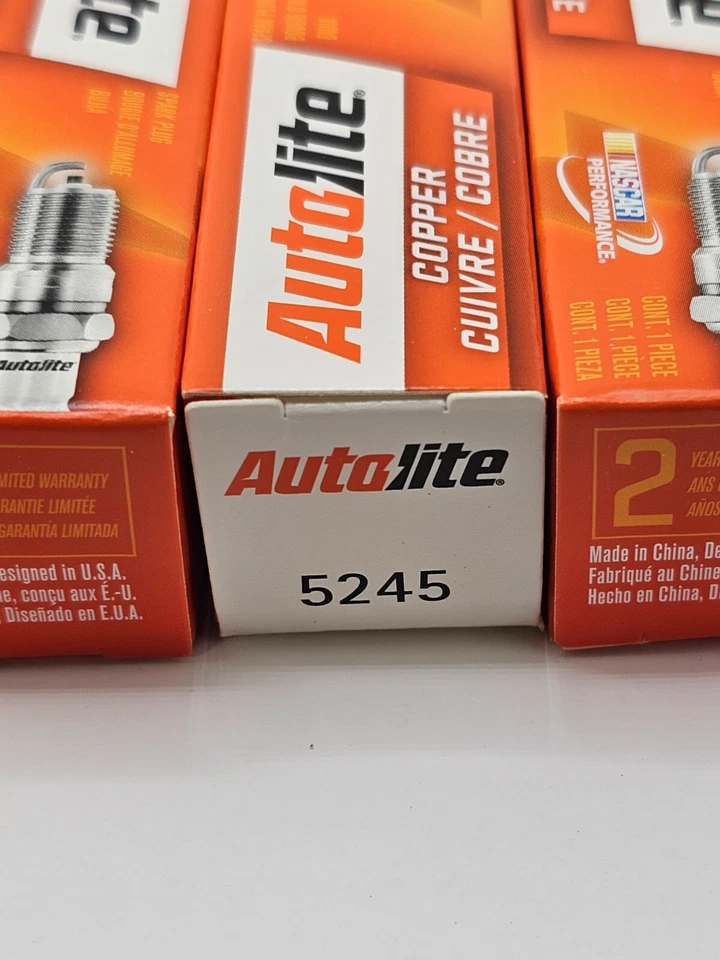 (CANTIDAD 4) Bujía de resistencia de cobre Autolite 5245 para GMC Savana 2500 2012 Foto 3 de 4