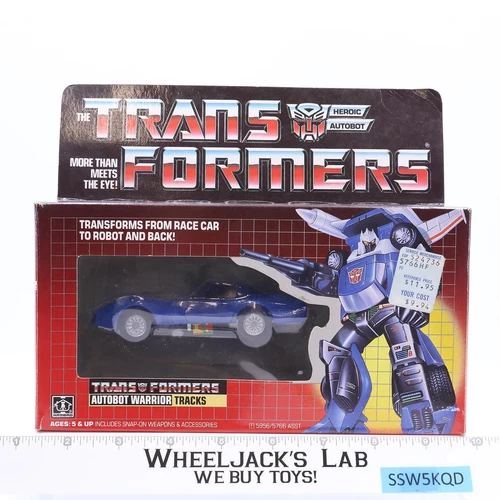 Tracks 100% Complete W/BOX & INSERT 1985 Vintage Hasbro G1 Transformers Figure
