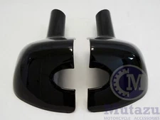 Mutazu Replacement Lower Vented Leg Fairing Caps for 94-13 Harley Touring Models