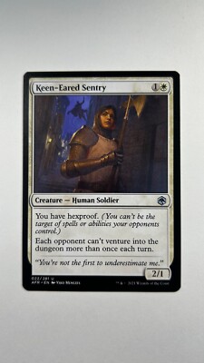 MTG Adventures in the Forgotten Realms Keen-Eared Sentry 022/281