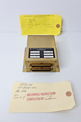 #ad #ad Northern Airborne Technology NAT AA38 403 AMP Box Serviceable Yellow Tag $300.00