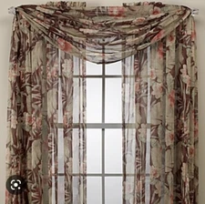 CROSCILL New Scarf Valance - Brazil 52”x216” Tropical