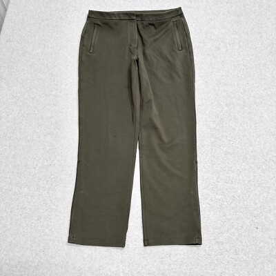 Lululemon Womens Olive Green On The Move Pant 27” Size 10