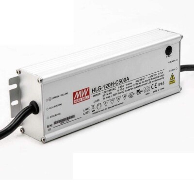 Mean Well HLG-120H-C500A AC/DC 150-300V 350MA LED Driver
