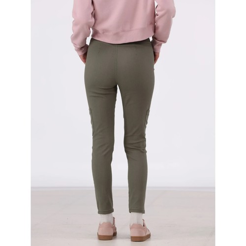 No Boundaries Utility Skinny Jeggings, 28.5" Inseam, Dark Olive Size XXS(00) - Picture 4 of 4