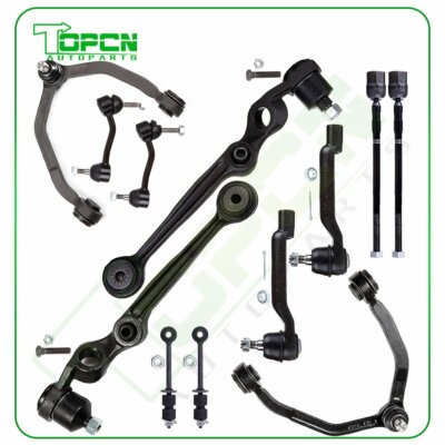 Front Suspension 12 Pieces Set Kit For 1993-1997 Ford Thunderbird Mercury Cougar