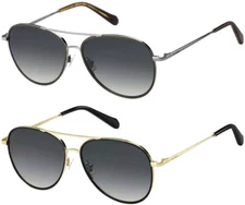 Fossil Women's Aviator Sunglasses w/ Gradient Lens - FOS2096GS