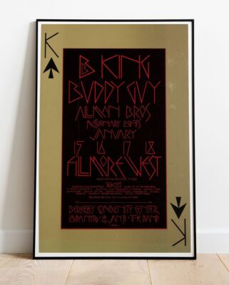 Moby Grape Bb King Steve Miller Tour Poster - Live #911