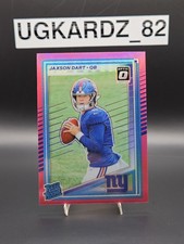 Jaxson Dart 2025 Donruss Pink Optic Preview Rated Rookie #400 NY Giants