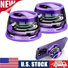 2pcs Magnetic Bluetooth Speaker,Mini Sound Portable Speaker with 360 Suround