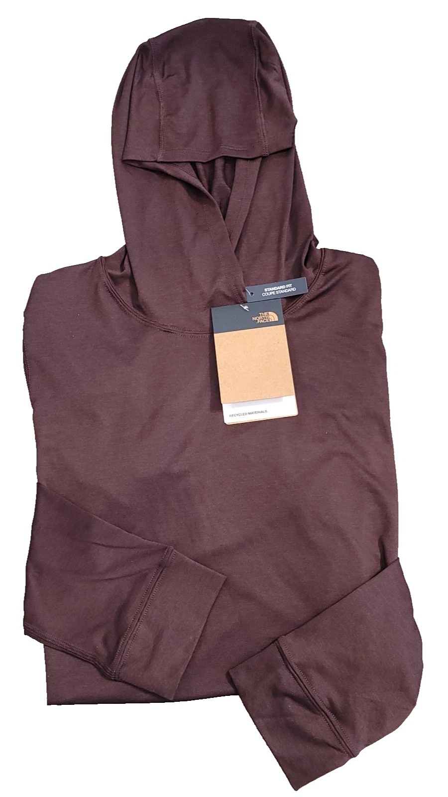 The North Face NFOA4ANTHGX-L Women's Size L Hyperlayer Hoodie Root Brown Heather