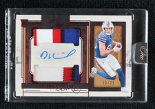 2023 Panini One Rookie Red 3/25 Dalton Kincaid #33 Dual Patch Auto 11o2