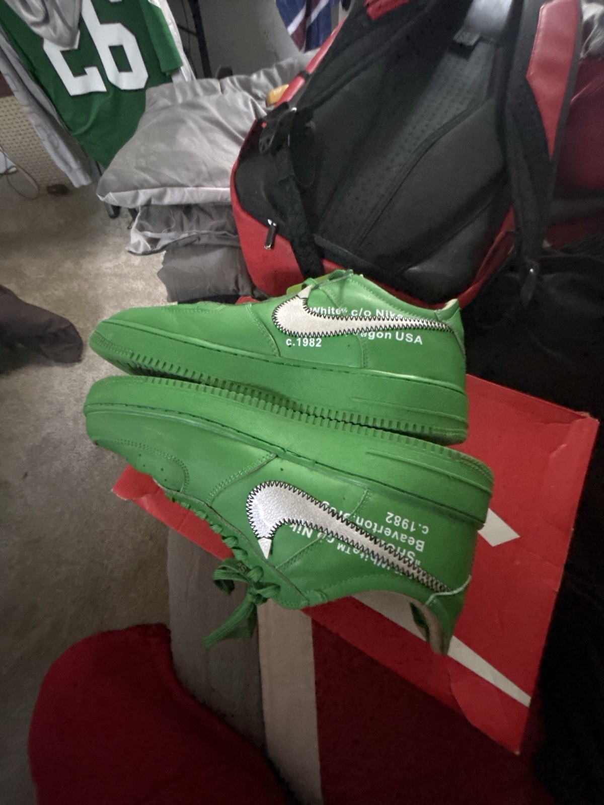 OFF WHITE X NIKE Nike X Off White Brooklyns Air Force 1 SOLO RITIRO